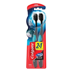 COLGATE CEPILLO DENTAL 360 BLACK 2X1