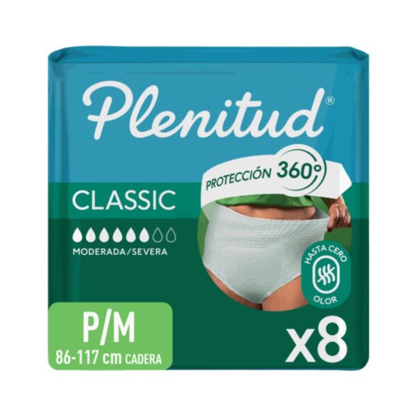 PLENITUD CLASSIC ROPA INTERIOR P/M x8