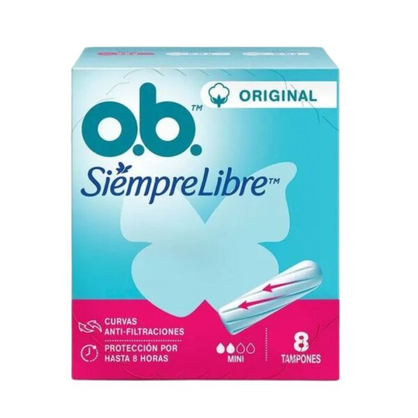 SIEMPRE LIBRE TAMPONES MINI x8