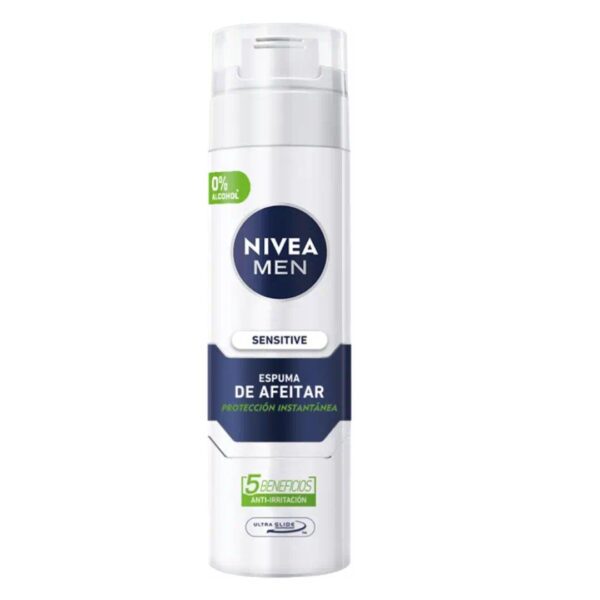 NIVEA MEN SENSITIVE ESPUMA DE AFEITAR x200ML