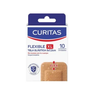 CURITAS XL FLEXIBLE TELA ELASTICA x10