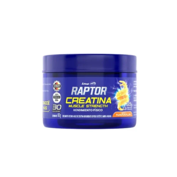 RAPTOR CREATINA SABOR NARANJA POLVO x162G