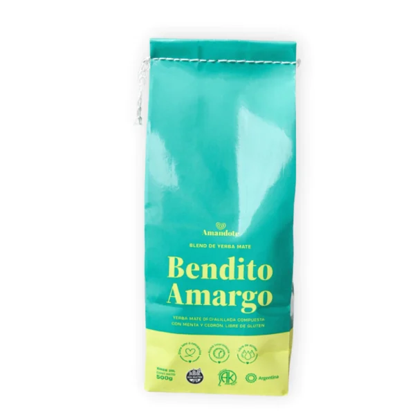 AMANDOTE YERBA BOLSA BENDITO AMARGO X 500 GR
