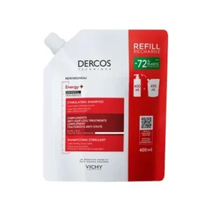 VICHY- DERCOS SHAMPOO ENERGY REFILL x 400ML