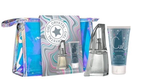 CIEL CRYSTAL EDP X 50ML+CR X 85ML(BOLSITO)