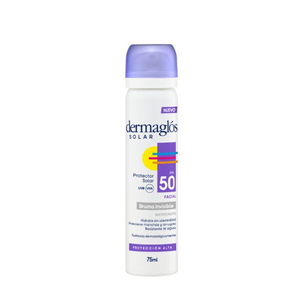 DERMAGLOS SOLAR F50 FACIAL BRUMA 75 ML FPS50 BRUMA X 75 ML