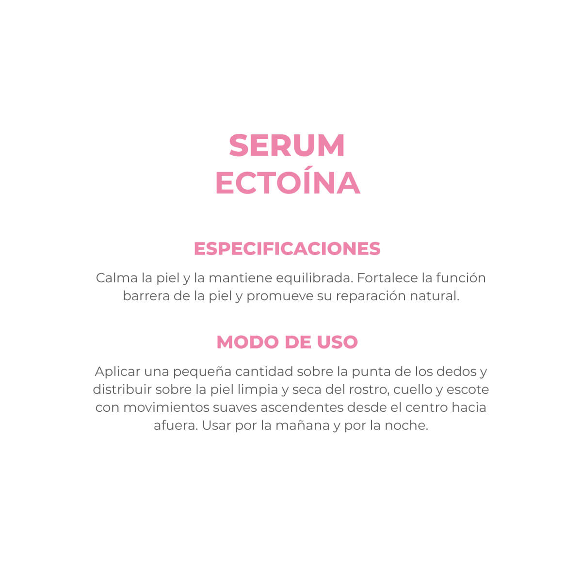 DERMAGLOS - FACIAL SERUM ECTOINA X 30 ML - Imagen 4