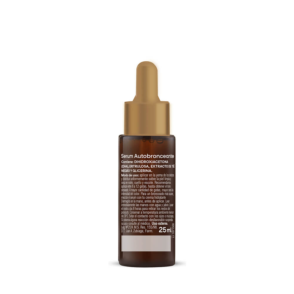 DERMAGLOS - FACIAL SERUM AUTOBRONCEANTE X 25 ML - Imagen 2
