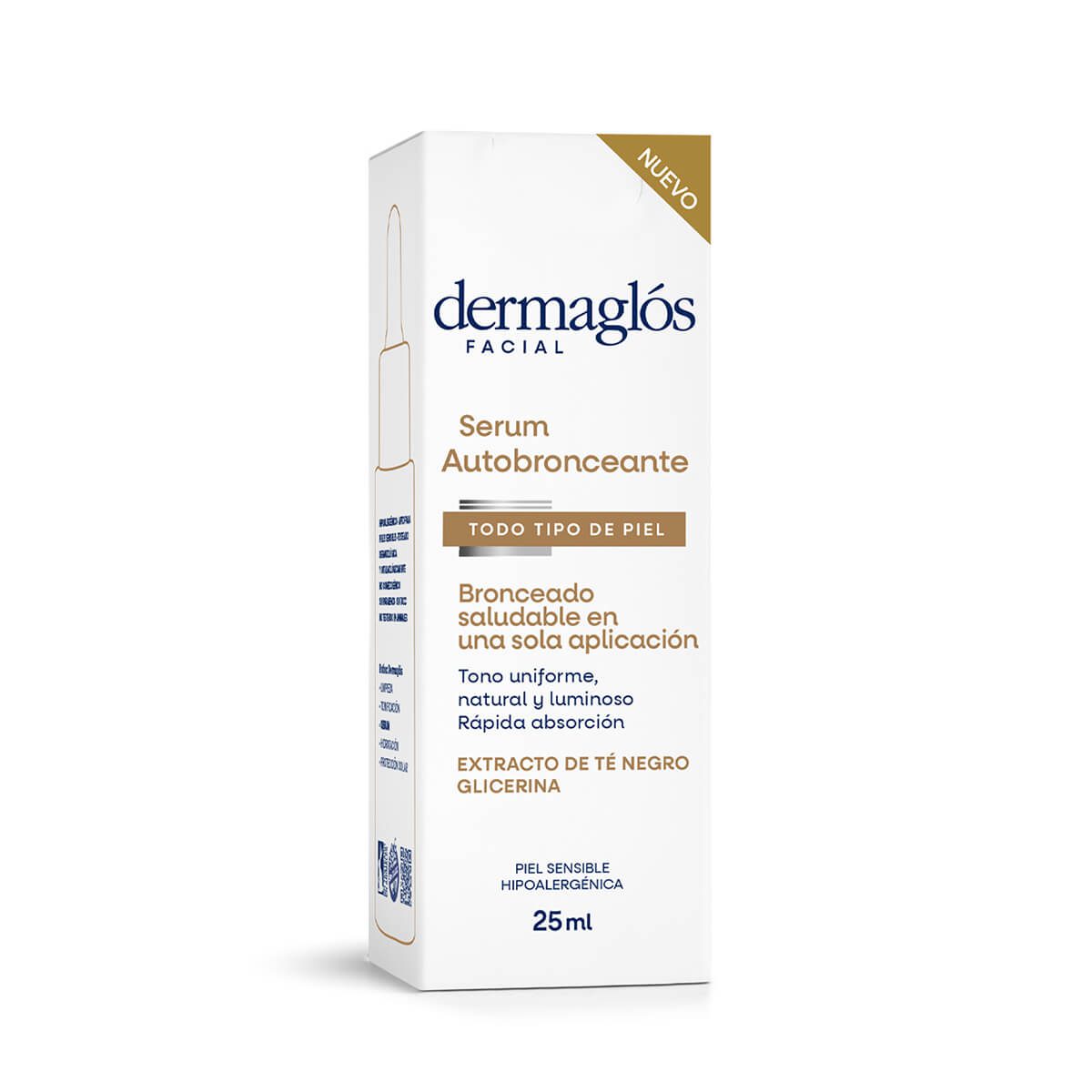 DERMAGLOS - FACIAL SERUM AUTOBRONCEANTE X 25 ML - Imagen 3