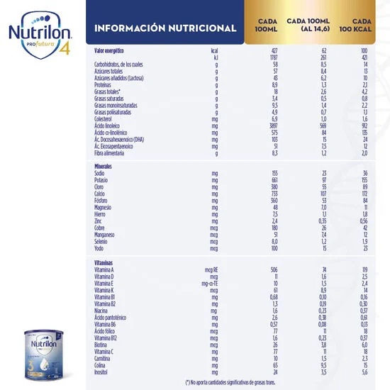 NUTRILON 3 PROFUTURA POUCH X1.2 KG - Imagen 2