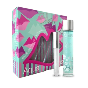 BLESS GIFT LOVELY LIFE AQUA RUSH EDT X50ML+LIP(ESTUCHE)
