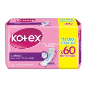 KOTEX PROTECTORES DIARIOS LARGOS X 60