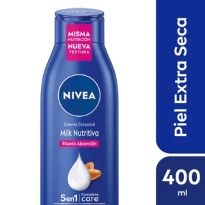 NIVEA CREMA CORPORAL MILK NUTRITIVA PIEL EXTRA SECA X 400ML