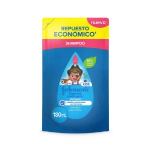 JOHNSON KIDS SHAMPOO FRAGANCIA PROLONGADA REFILL X 180ML