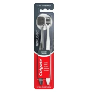 COLGATE CEPILLO DENTAL PROCUIDADO CARBON PACK X 2