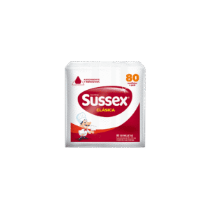 SUSSEX SERVILLETAS CLASICAS X 80 UNIDADES