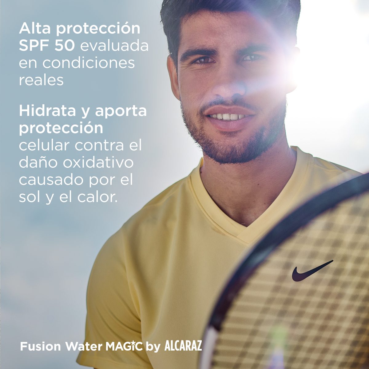 ISDIN - FOTOPROTECTOR FUSION WATER MAGIC BY ALCARAZ SPF50 50ML - Imagen 5