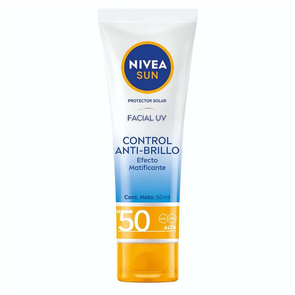 NIVEA SUN UV FACE CONTROL ANTI-BRILLO FPS 50 X 50ML