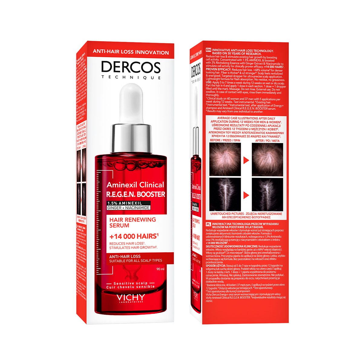 DERCOS - AMINEXIL CLINICAL REGEN BOSTER 90ML - Imagen 2