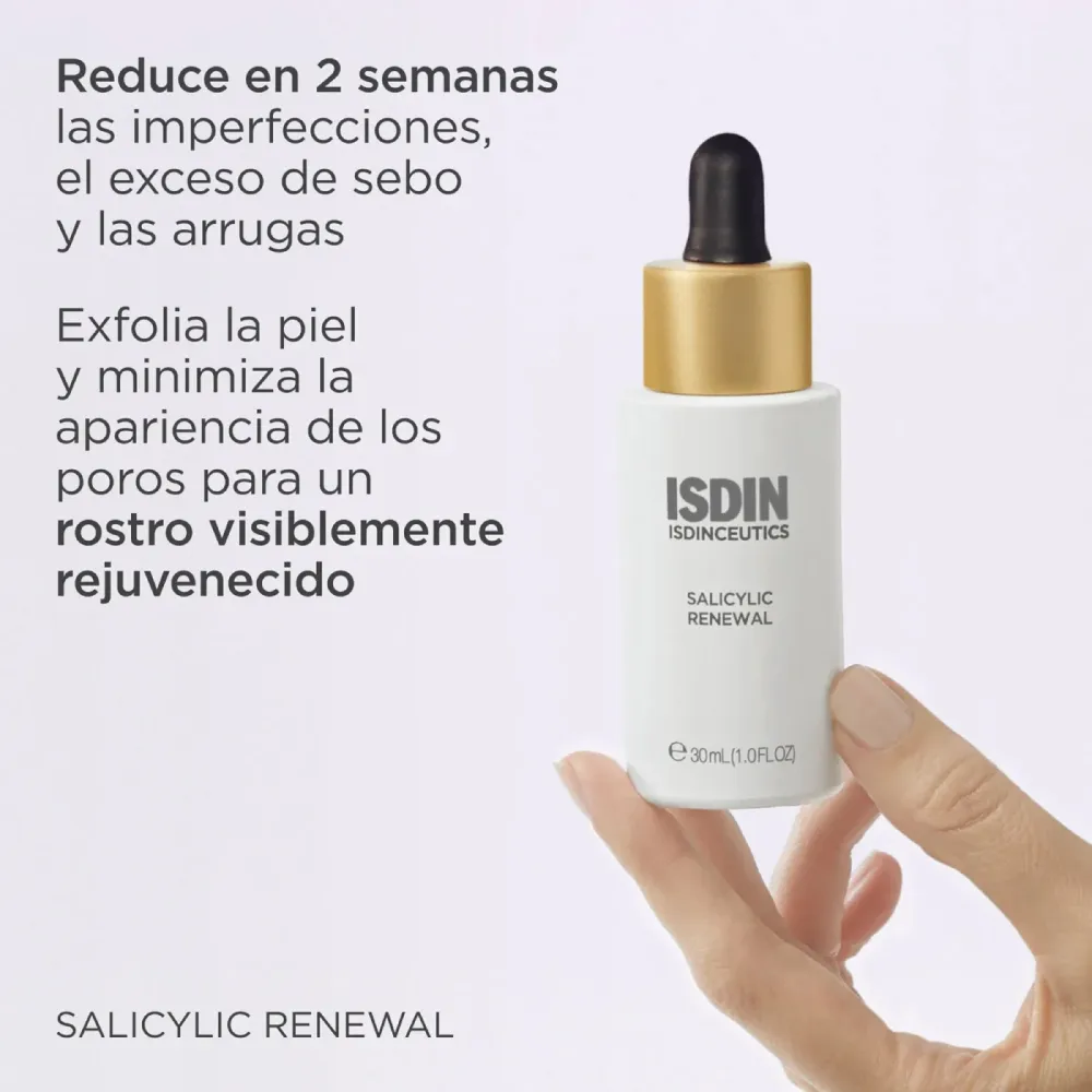 ISDIN - SERUM ISDINCEUTICS SALICYLIC RENEWAL 30ML - Imagen 3