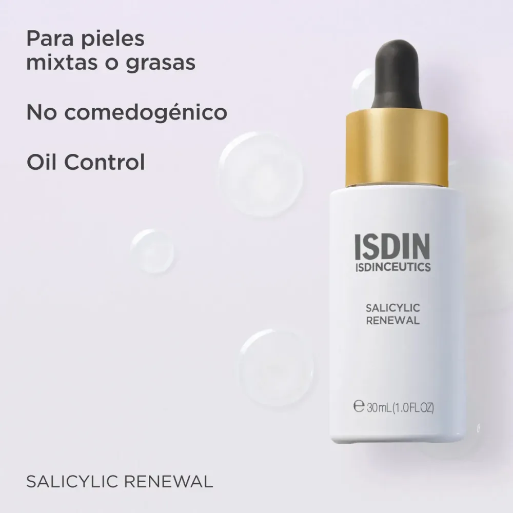 ISDIN - SERUM ISDINCEUTICS SALICYLIC RENEWAL 30ML - Imagen 4