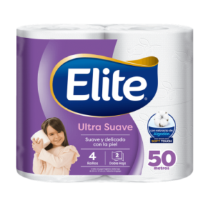 ELITE PAPEL HIGENICO ULTRA SUAVE DH X 4 X 50 CM