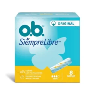 TAMPONES O.B MEDIO X 8