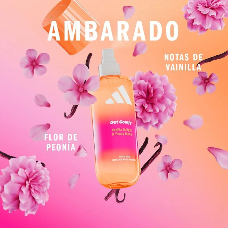 ADIDAS VIBES GET COMFY BODY MIST 236ML - Imagen 2