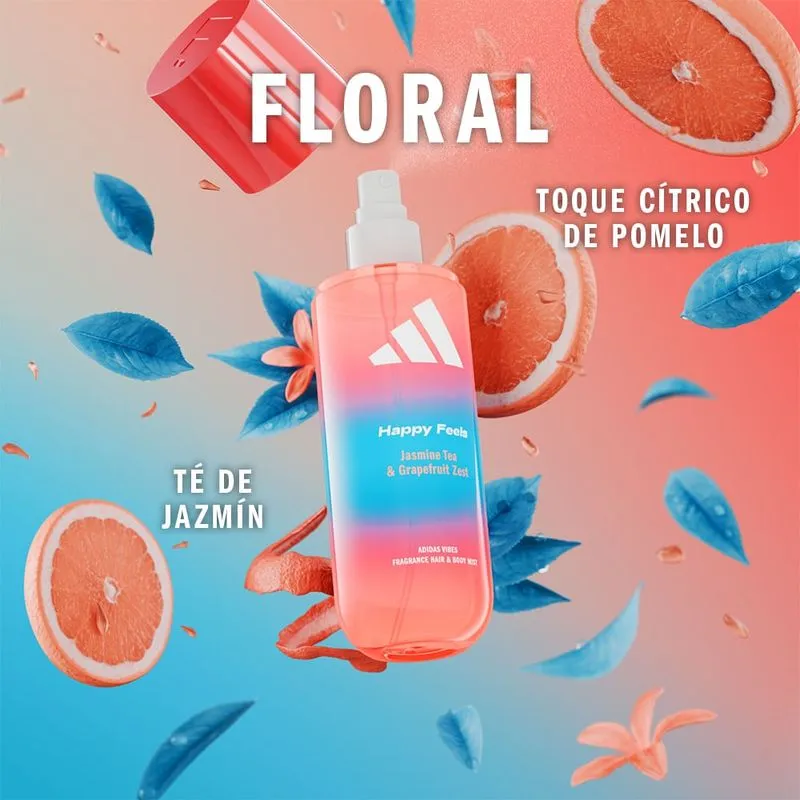 ADIDAS VIBES HAPPY FEELS BODY MIST 236ML - Imagen 2