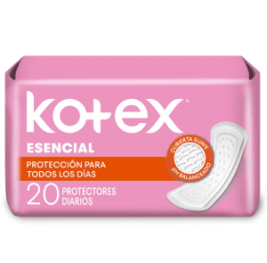 KOTEX ESENCIAL PROTECOTRES DIARIOS  X 20