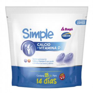 SIMPLE CALCIO + VITAMINA D DOY PACK PAST.DE GOMAX28