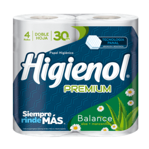 HIGIENOL DH BALANCE 30M X4 PAPEL HIGENICO