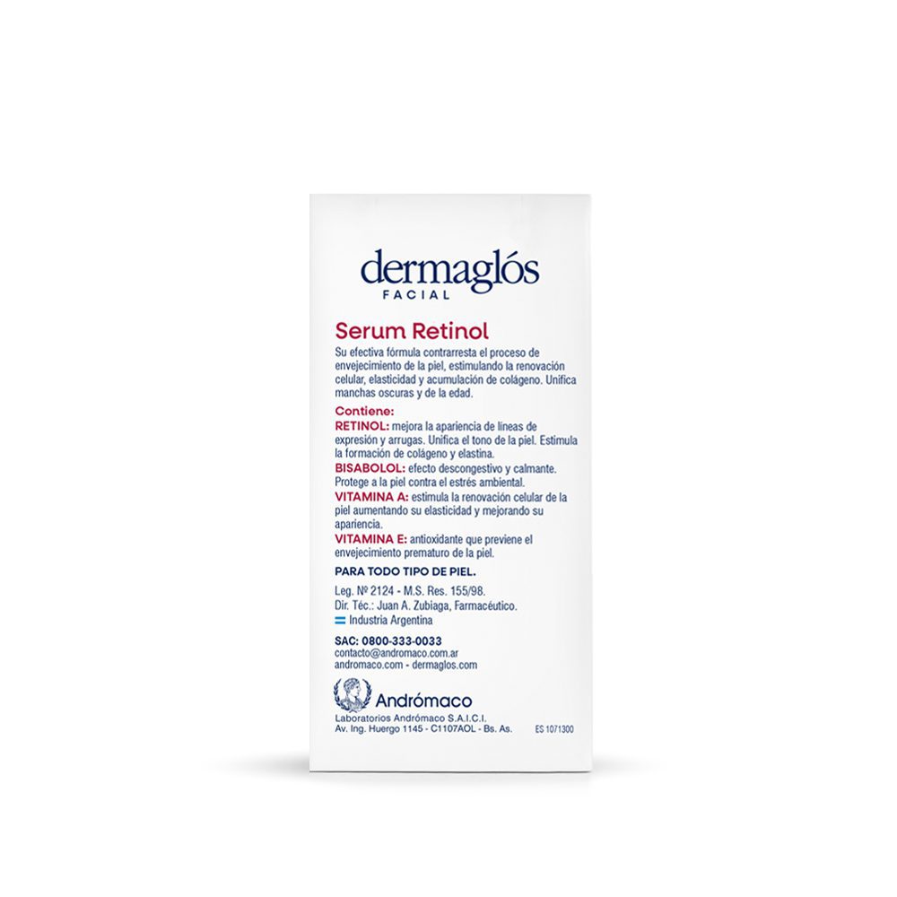 DERMAGLOS - FACIAL SERUM RETINOL X 25 ML - Imagen 4