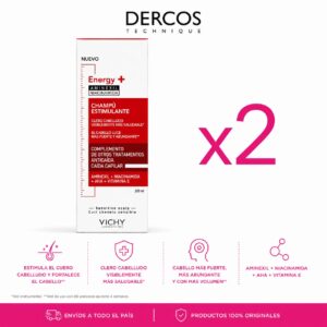 VICHY COMBO 3 DERCOS SHAP ANTICAIDA  2 X 1