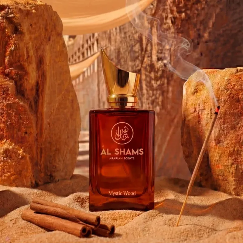 AL SHAMS MYSTIC WOOD EDP UNISEX 80 ML - Imagen 3