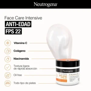 NEUTROGENA CREMA INTENSIVE ANTI EDAD FPS22 100GR - Imagen 2