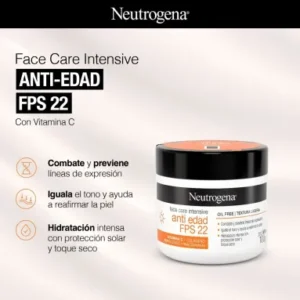 NEUTROGENA CREMA INTENSIVE ANTI EDAD FPS22 100GR - Imagen 3
