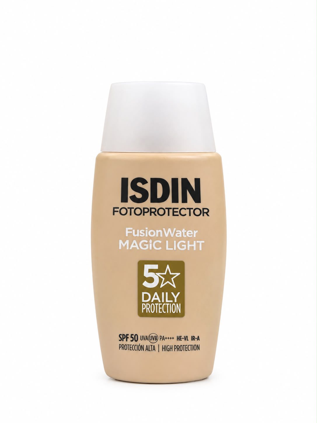 ISDIN - FOTOPROTECTOR FUSION WATER MAGIC COLOR LIGHT SPF50 50 ML - Imagen 2