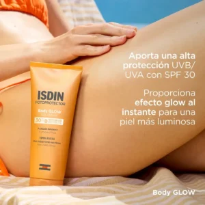 ISDIN - FOTOPROTECTOR FW BODY GLOW SPF30 200ML - Imagen 4