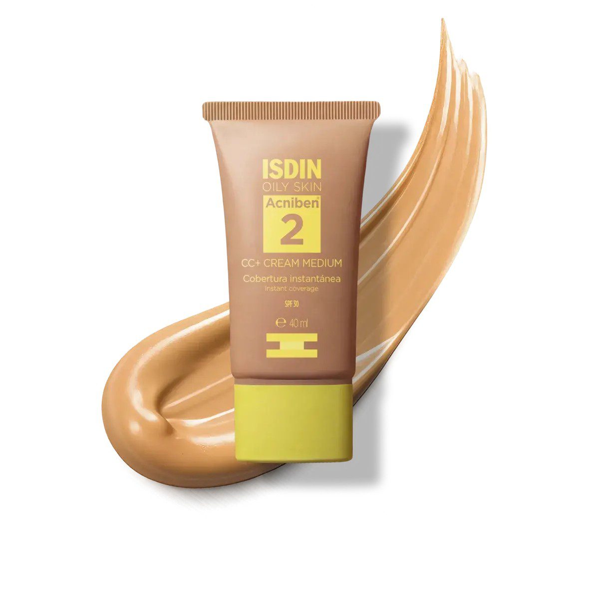 ISDIN - ACNIBEN CC+ CREAM MEDIUM SPF30 40ML - Imagen 3